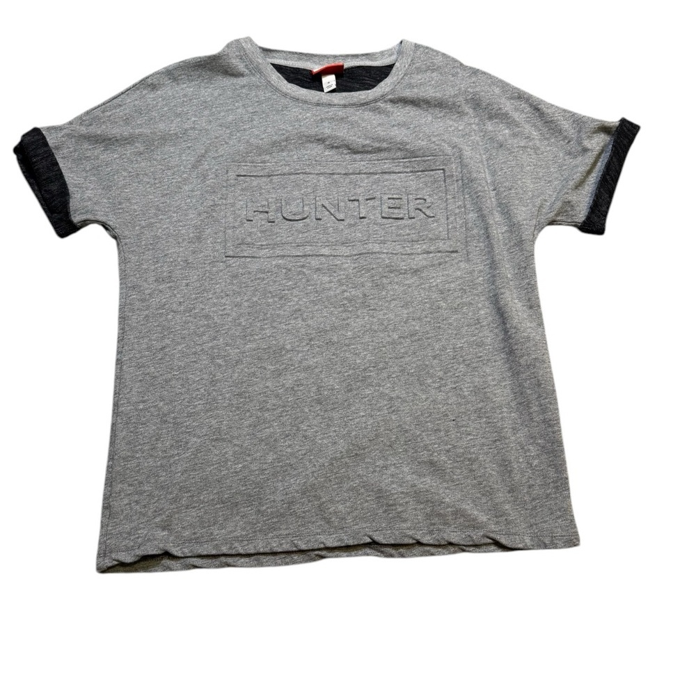 Hunter x Target men’s shirt embossed raised Hunter logo‎